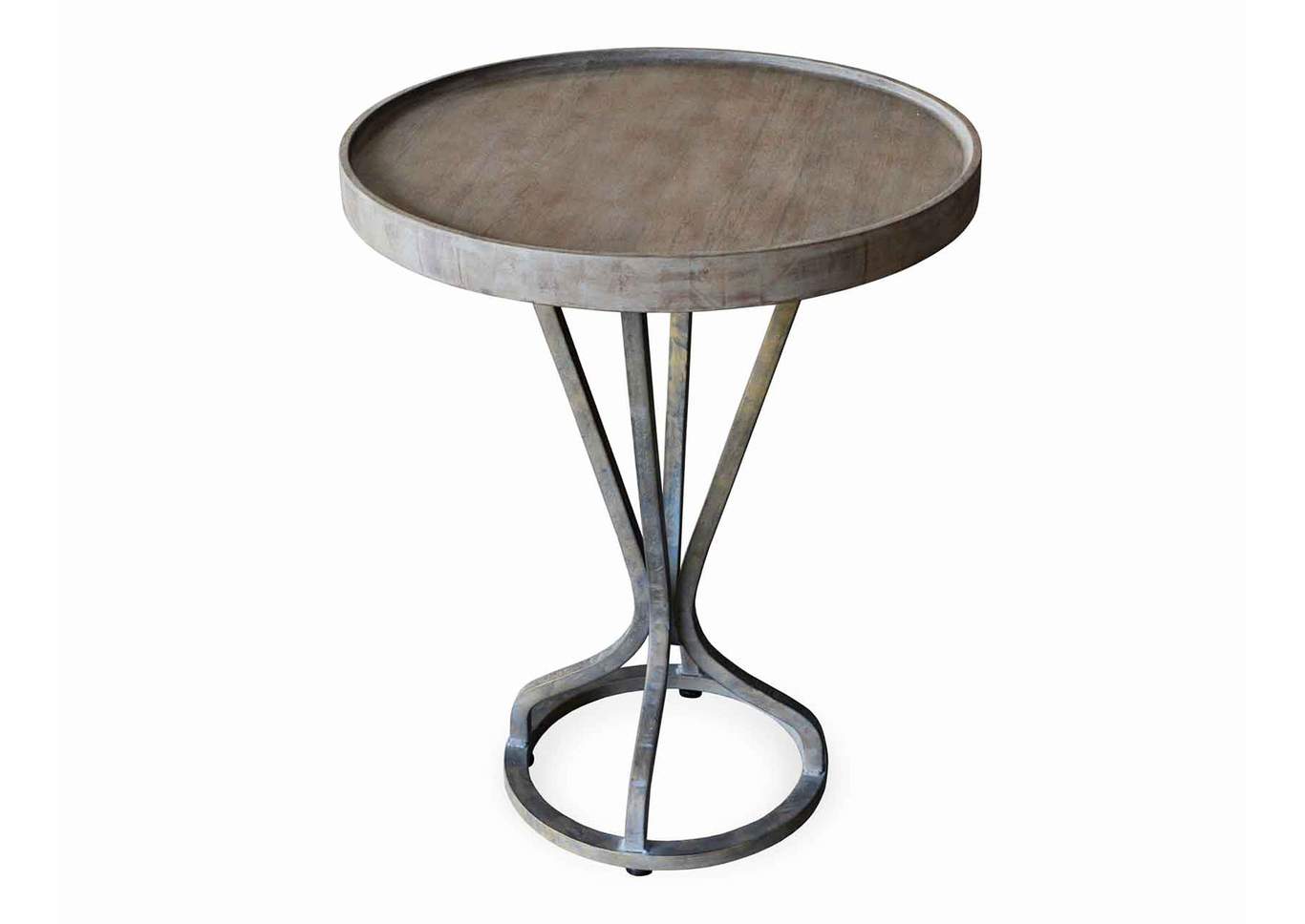 Juno Grey Accent Table,Steve Silver