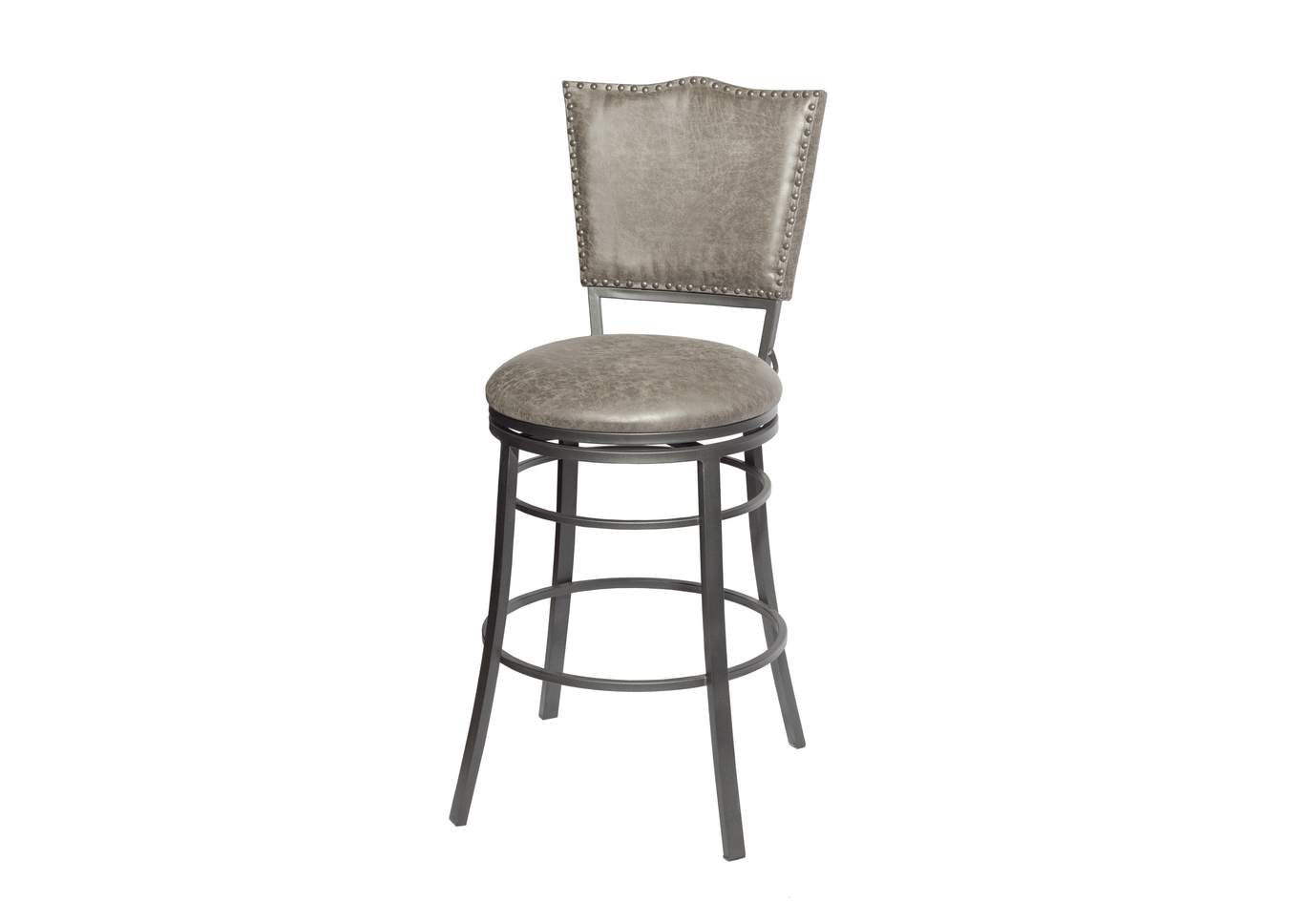 Sari Grey Swivel Bar Stool [2/ctn],Steve Silver