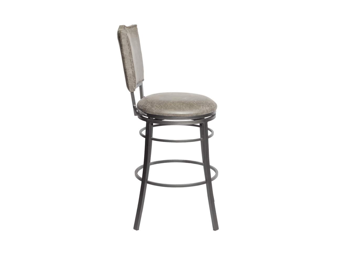 Sari Grey Swivel Bar Stool [2/ctn],Steve Silver