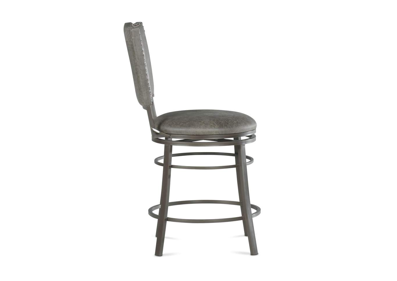 Sari Grey Swivel Counter Stool [2/ctn],Steve Silver