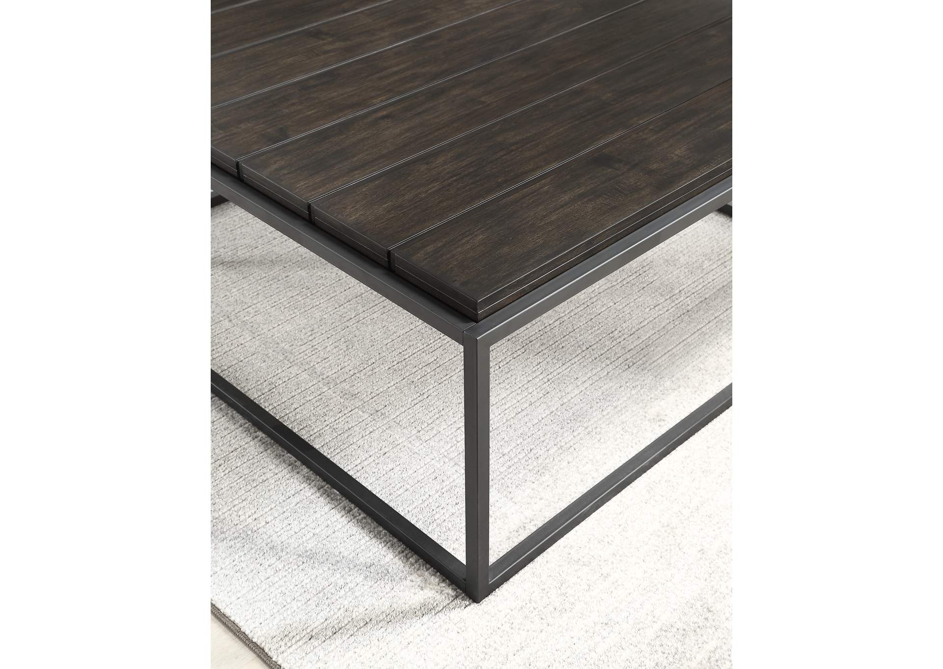 Tekoa Brown Coffee Table,Steve Silver