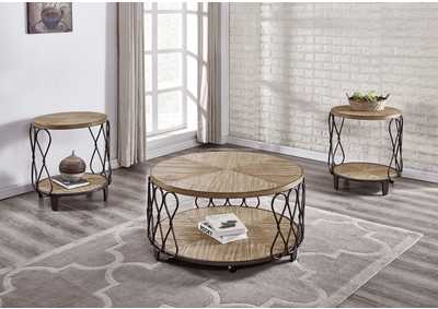 Image for Belcourt Brown Round Cocktail Table