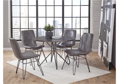 Image for Derek Grey Round Dining Table