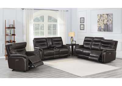 Image for Fortuna Coffee Power-2 Recliner Armchair & Loveseat