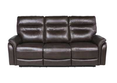 Image for Fortuna Coffee Recliner Sofa Power^2