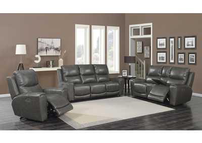Image for Laurel Grey Power-2 Recliner Sofa, Armchair & Loveseat