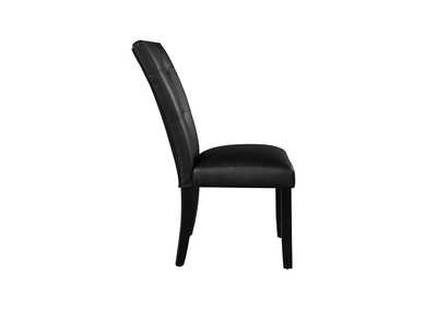 Image for Markina Black PU Side Dining Chair [2/Ctn]