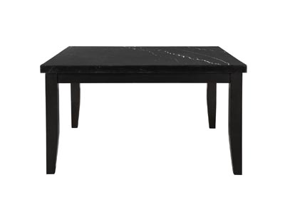 Image for Markina Black Square Marble Top Dining Table