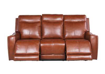 Image for Natalia Brown Recliner Sofa Power^2