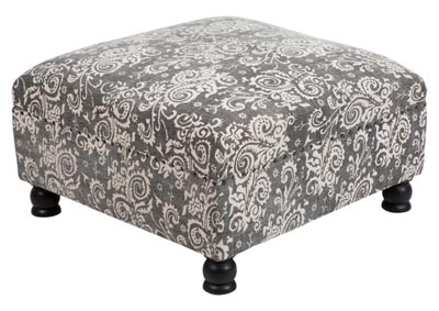 Image for Kanpur Charcoal Ottoman