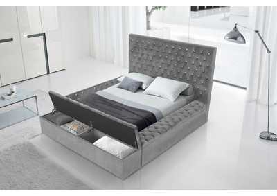 Image for Folier Gray King Bed