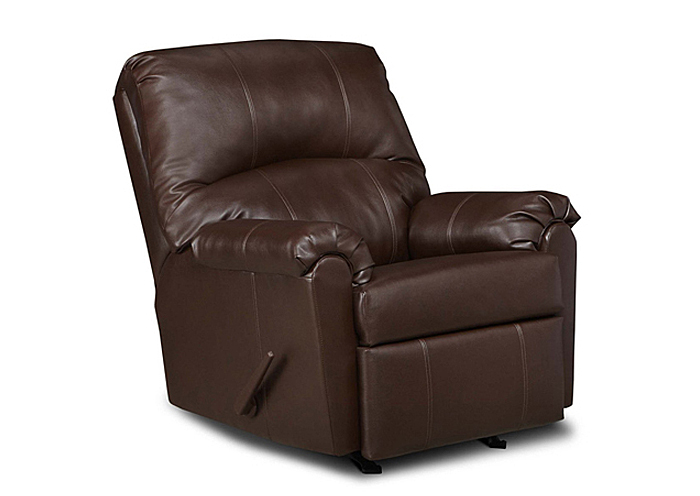 WALNUT 3-WAY RECLINER,United Furniture