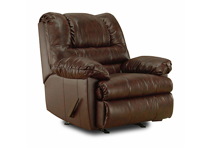 MAHOGANY ROCKER RECLINER,United Furniture