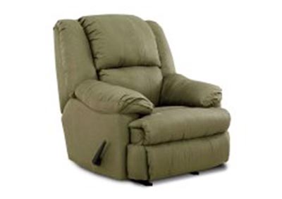 Image for BURGUNDY ROCKER RECLINER