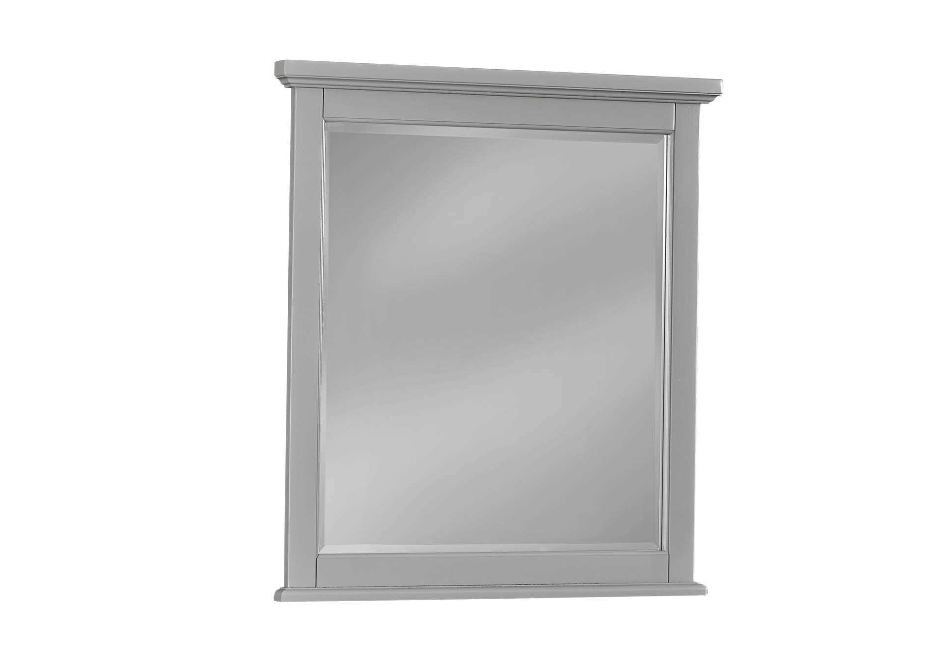 Bonanza Gray Small Landscape Mirror,Vaughan-Bassett