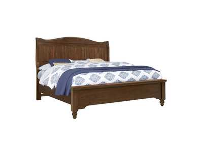 110 - Heritage-Amish Cherry King Sleigh Bed
