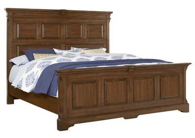 Heritage-Amish Cherry California King Mansion Bed