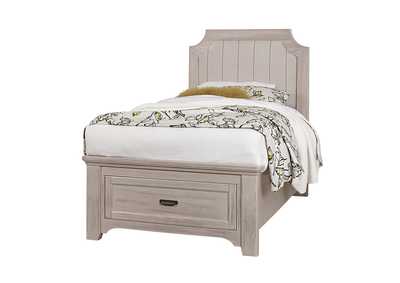 Bungalow Zorba Upholstered Twin Bed & Storage