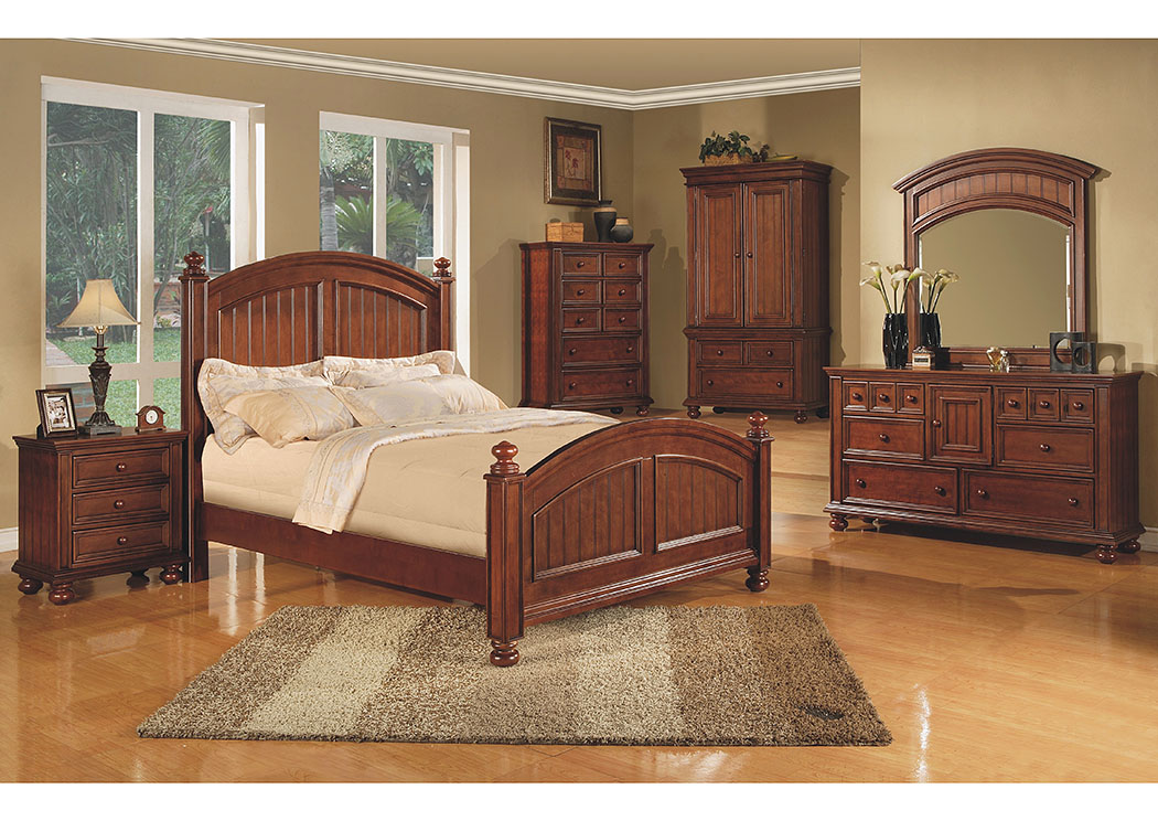 Cape Cod - Chocolate Panel Twin Bed,Winners Only