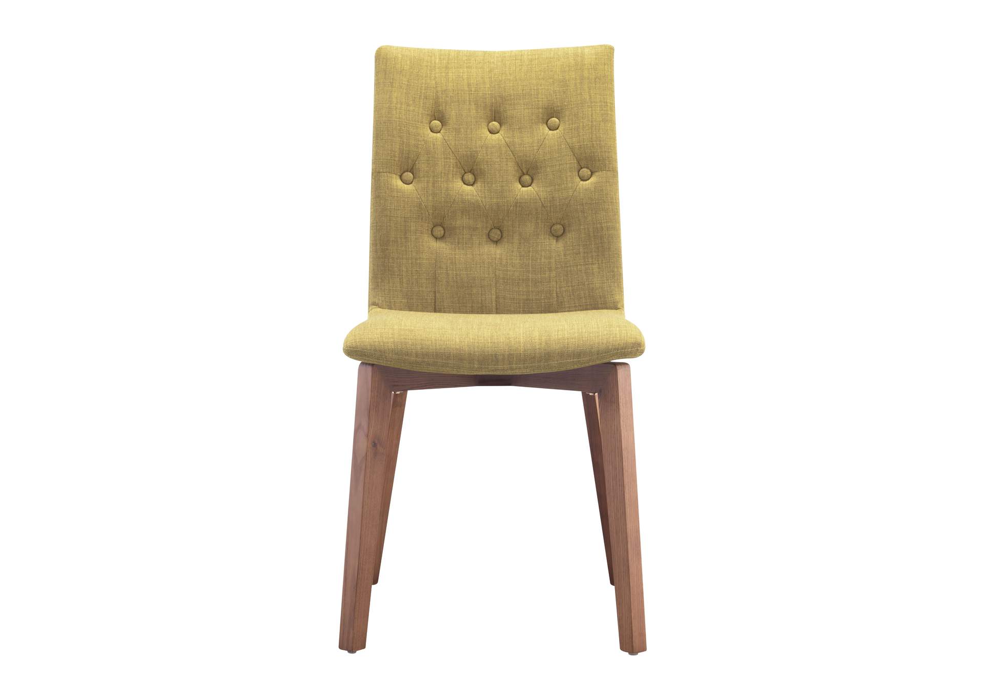 Orebro Dining Chair (Set Of 2) Pea Green,Zuo