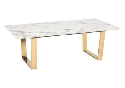 Image for Atlas Coffee Table White & Gold
