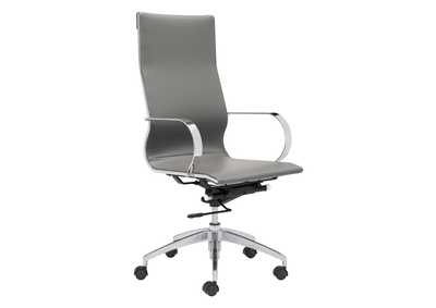 Image for Glider High Back Office Chair Gray