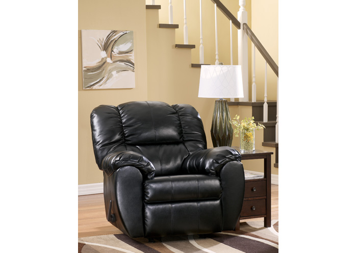 Black Rocker Recliner w/ FREE Chairside Table!,ABF eCircular Specials