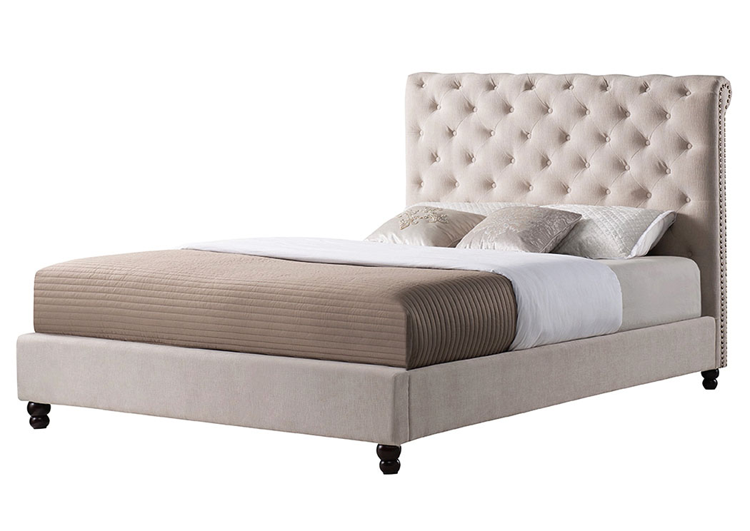 Giles TaupeUpholstered Queen Bed,ABF eCircular Specials