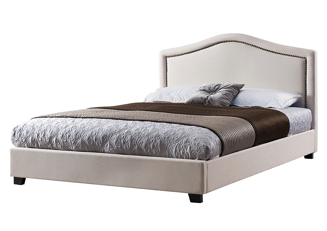 Malibu Ivory Upholstered Queen Bed,ABF eCircular Specials