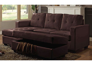 Image for Espresso Sectional w/ Free Ottoman