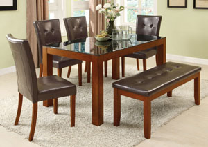Image for Dining Table w/ 4 Chairs and Bench
