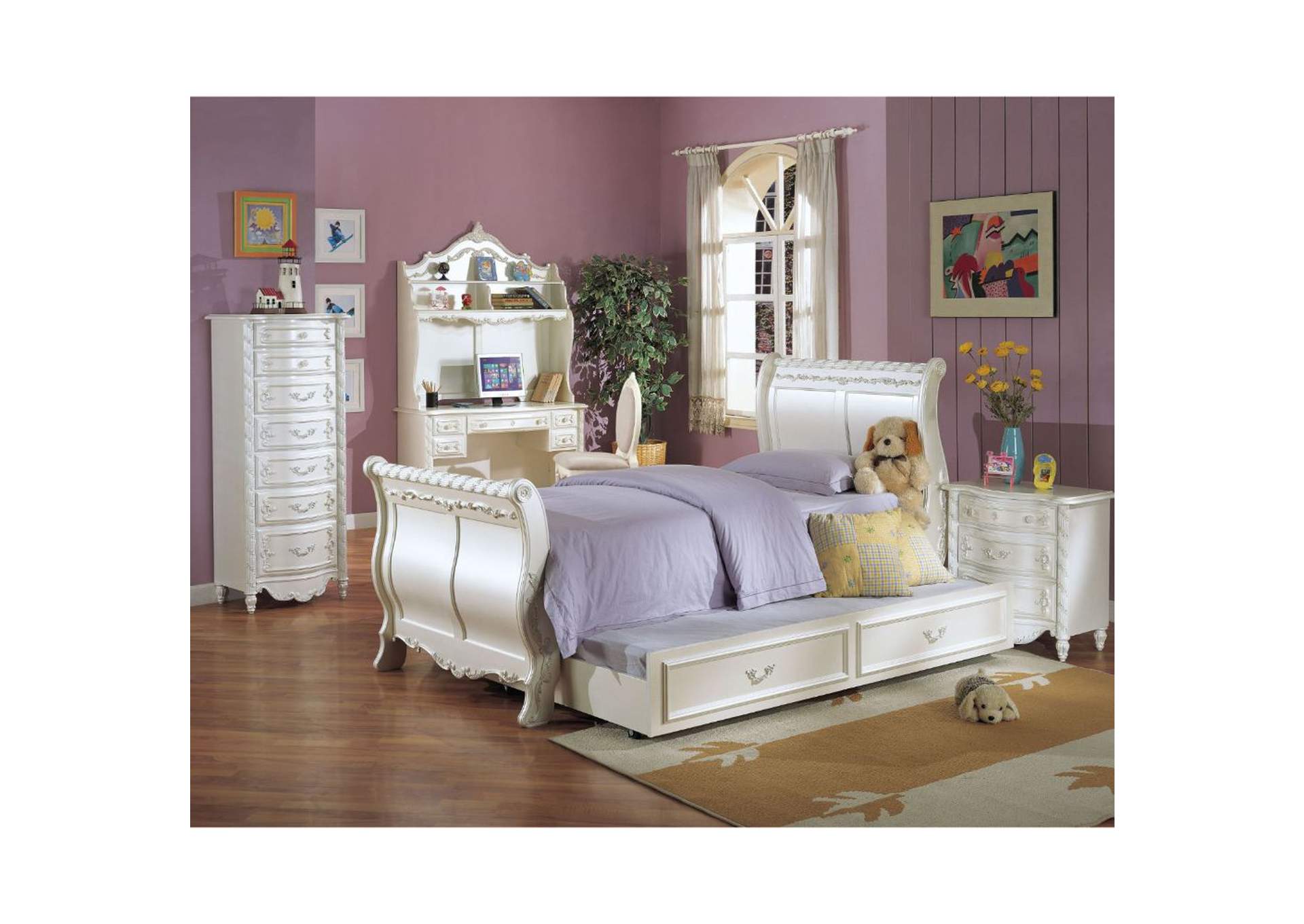 Pearl Twin Bed,Acme