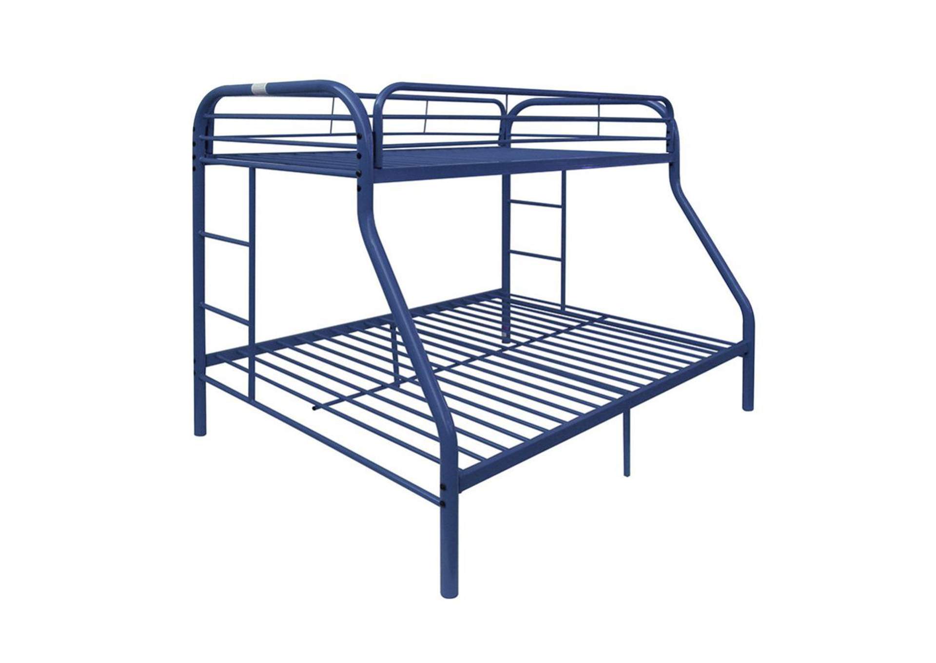Blue Tritan Twin Full Bunk Bed Harlem, Harlem Furniture Bunk Beds