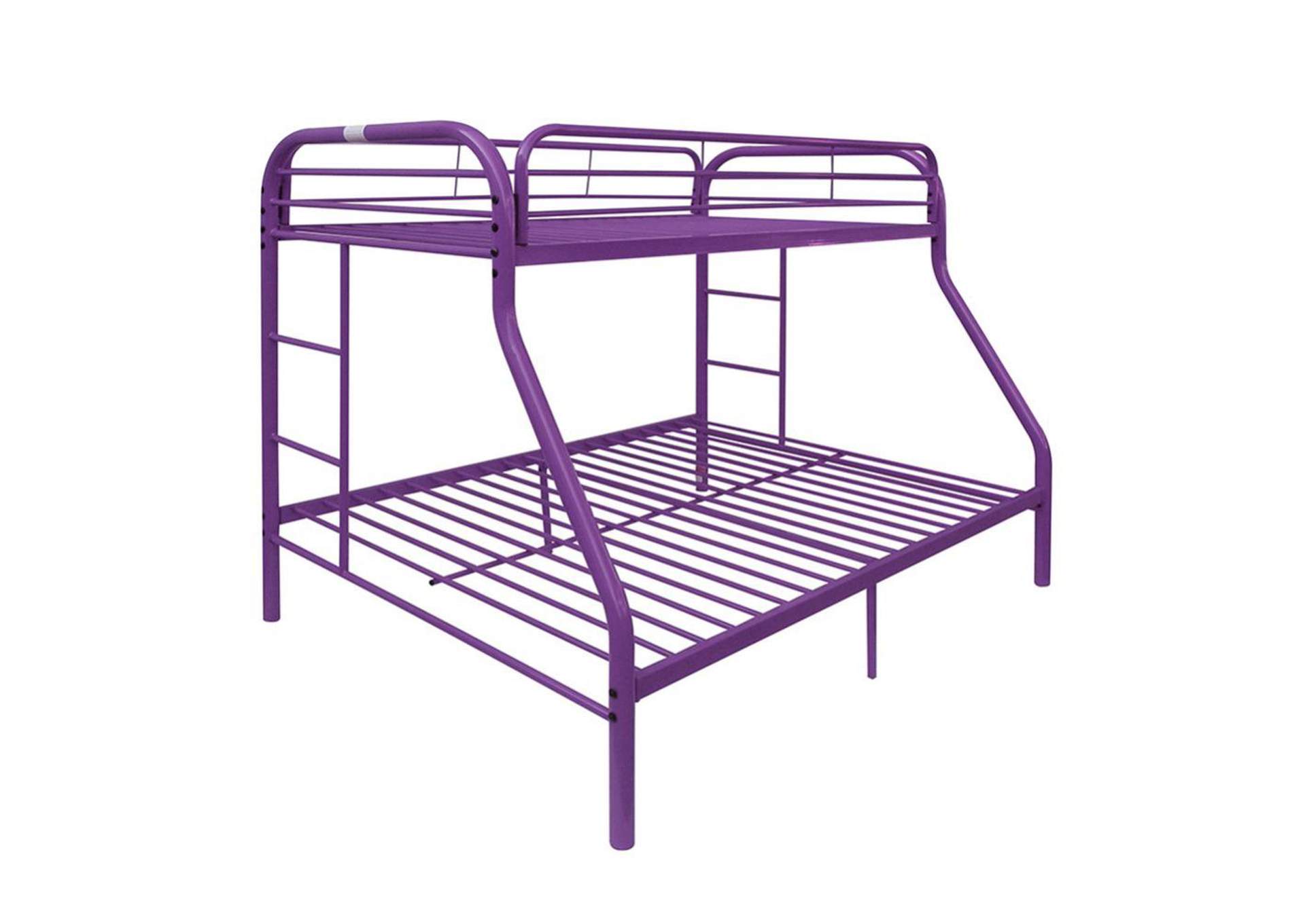 Tritan Purple Twin/Full Bunk Bed,Acme