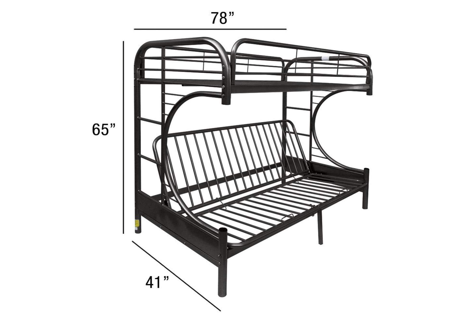 Eclipse Twin/Full/Futon Bunk Bed,Acme
