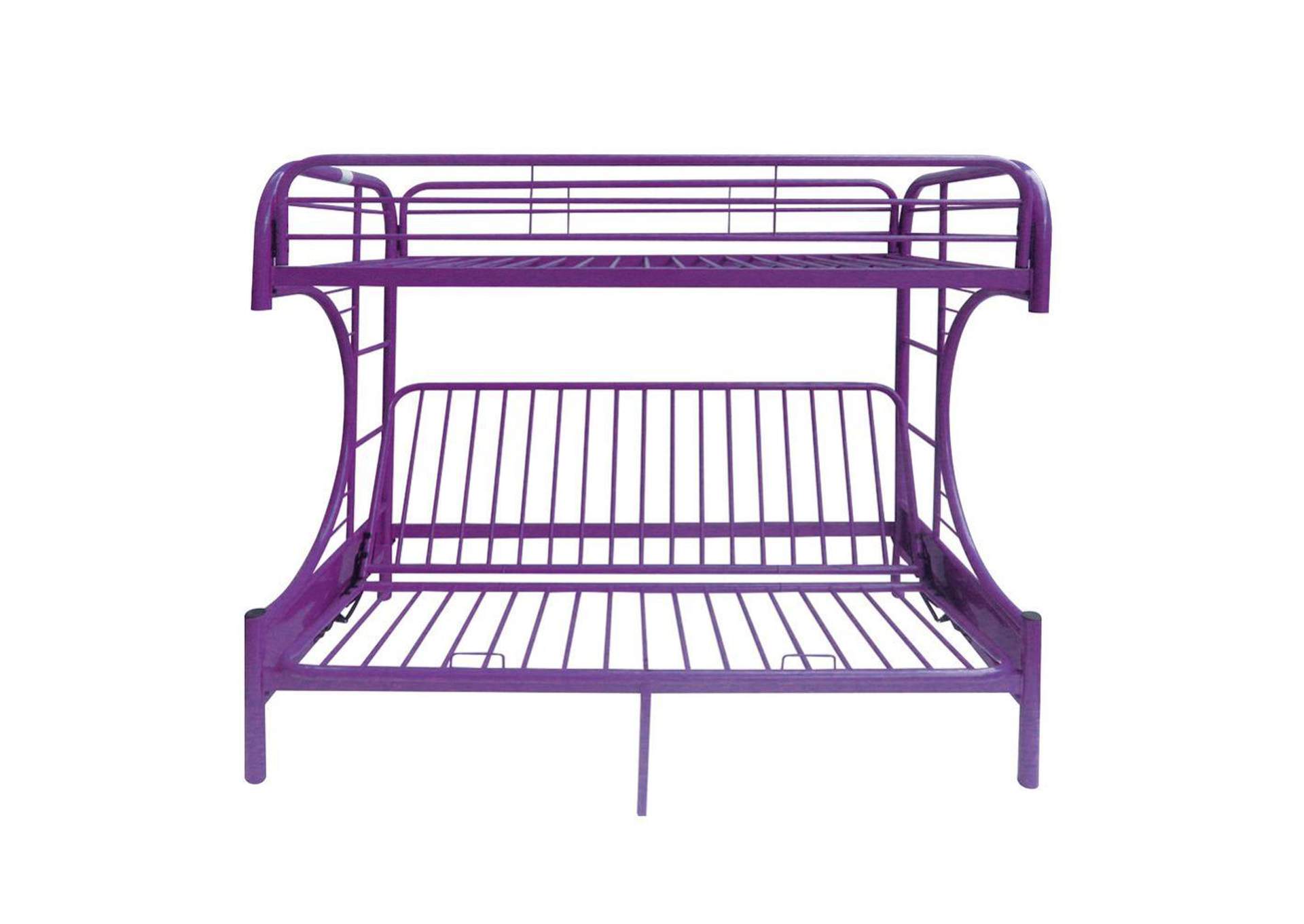Eclipse Purple Twin/Full/Futon Bunk Bed,Acme