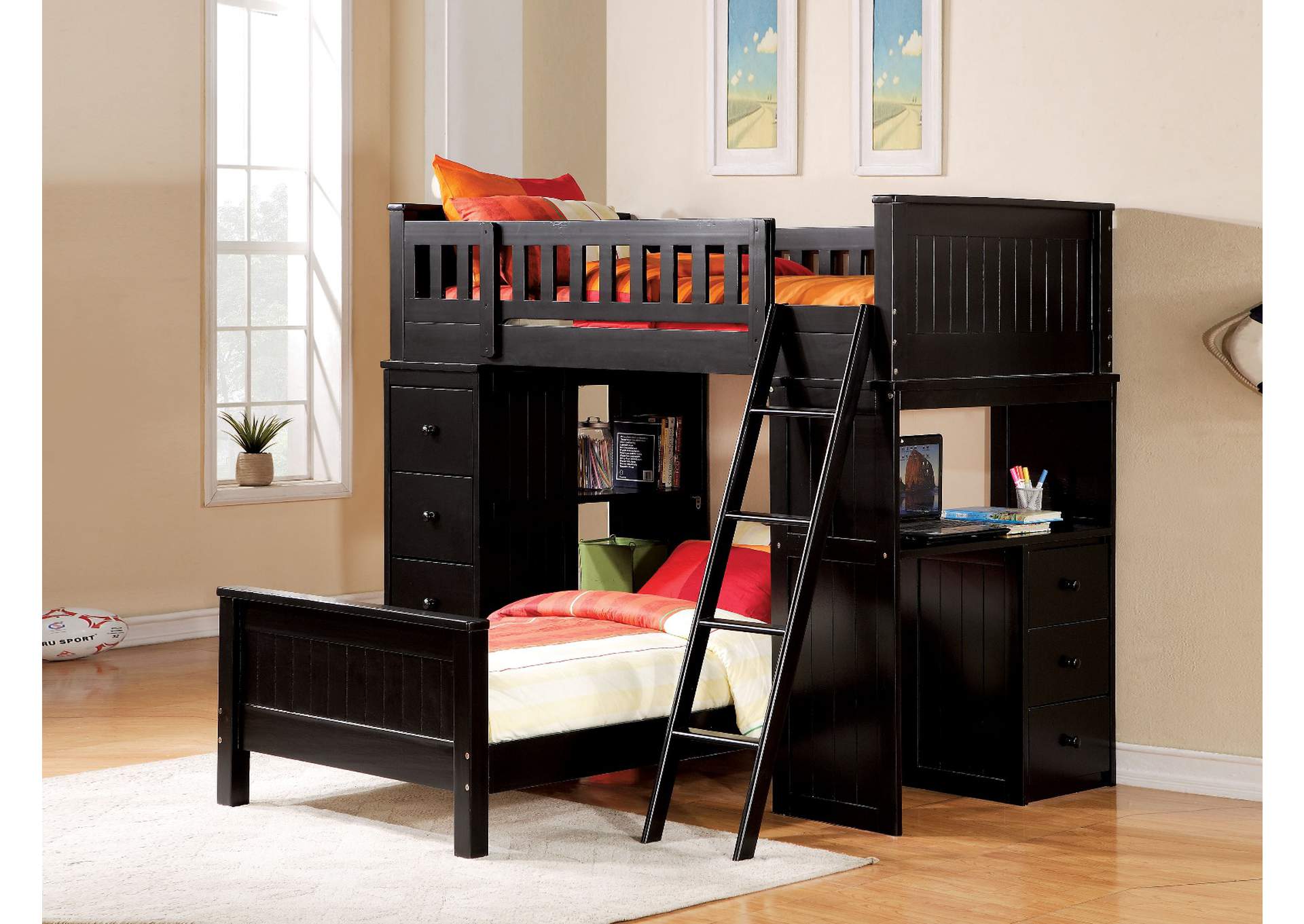 Willoughby Loft Bed,Acme