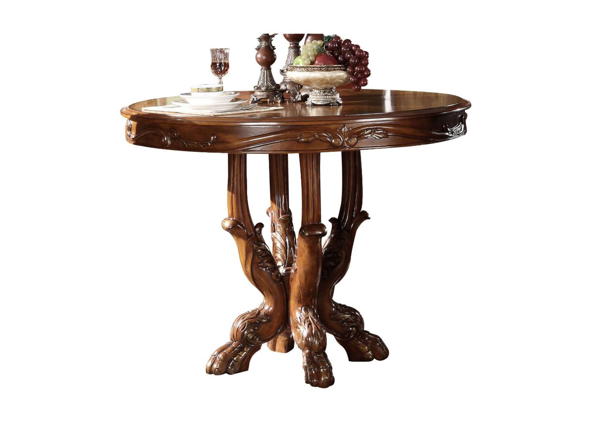 Dresden Cherry Oak Counter Height Table,Acme