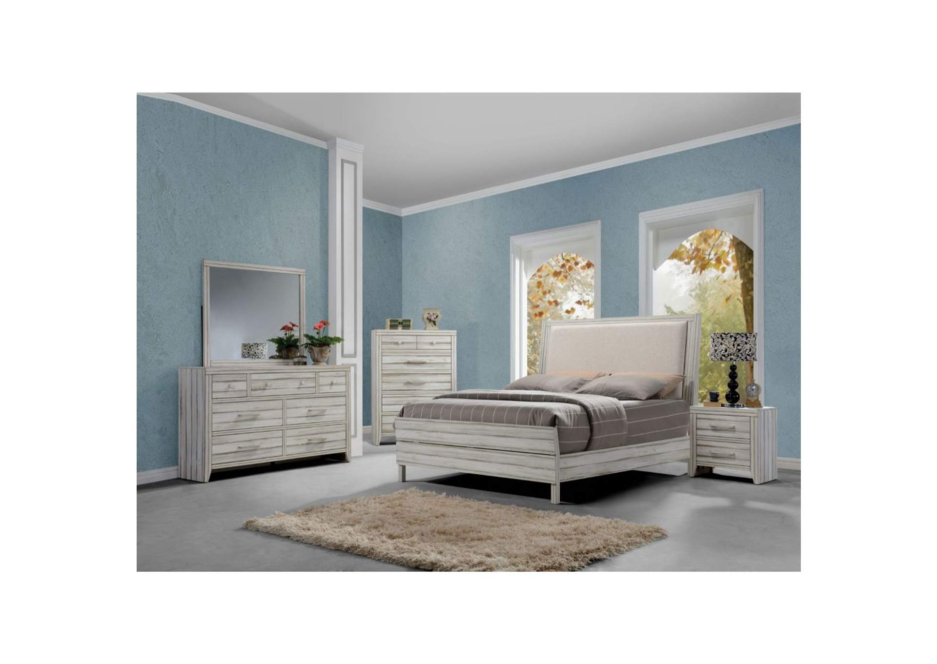 Shayla Eastern King Bed,Acme