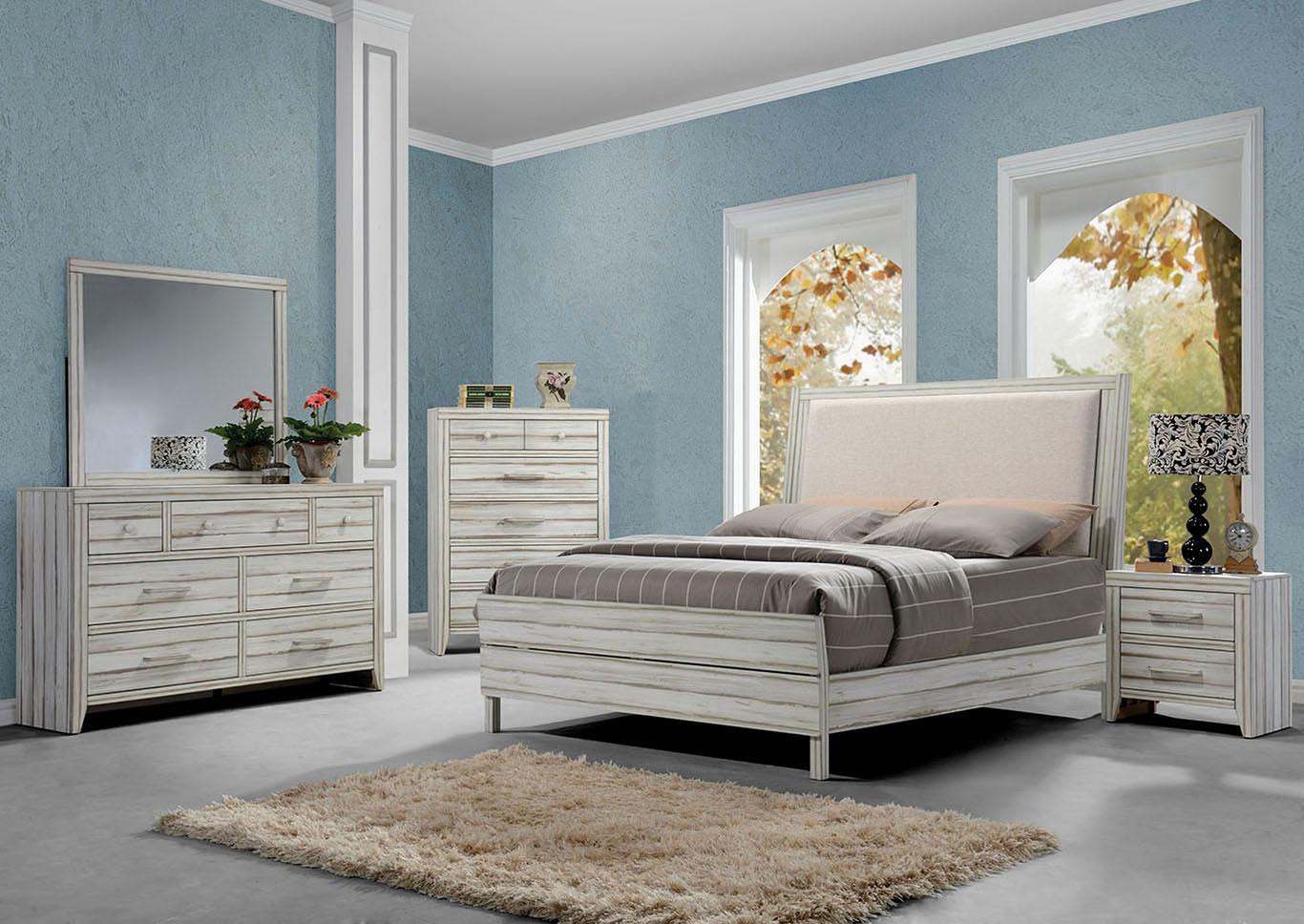 Antique White King Size Bedroom Sets - hollallit