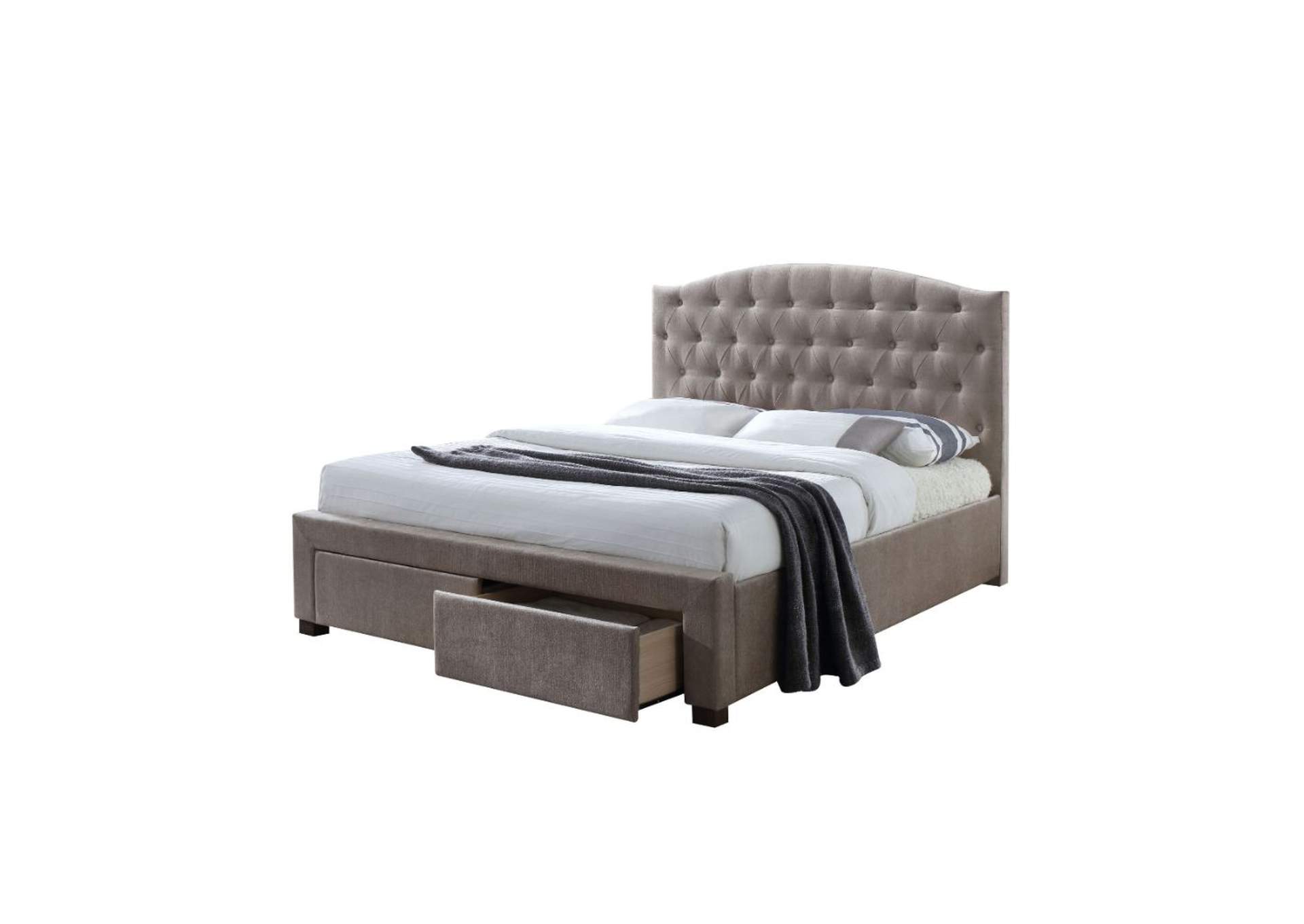 Mink Fabric Denise Queen Bed,Acme