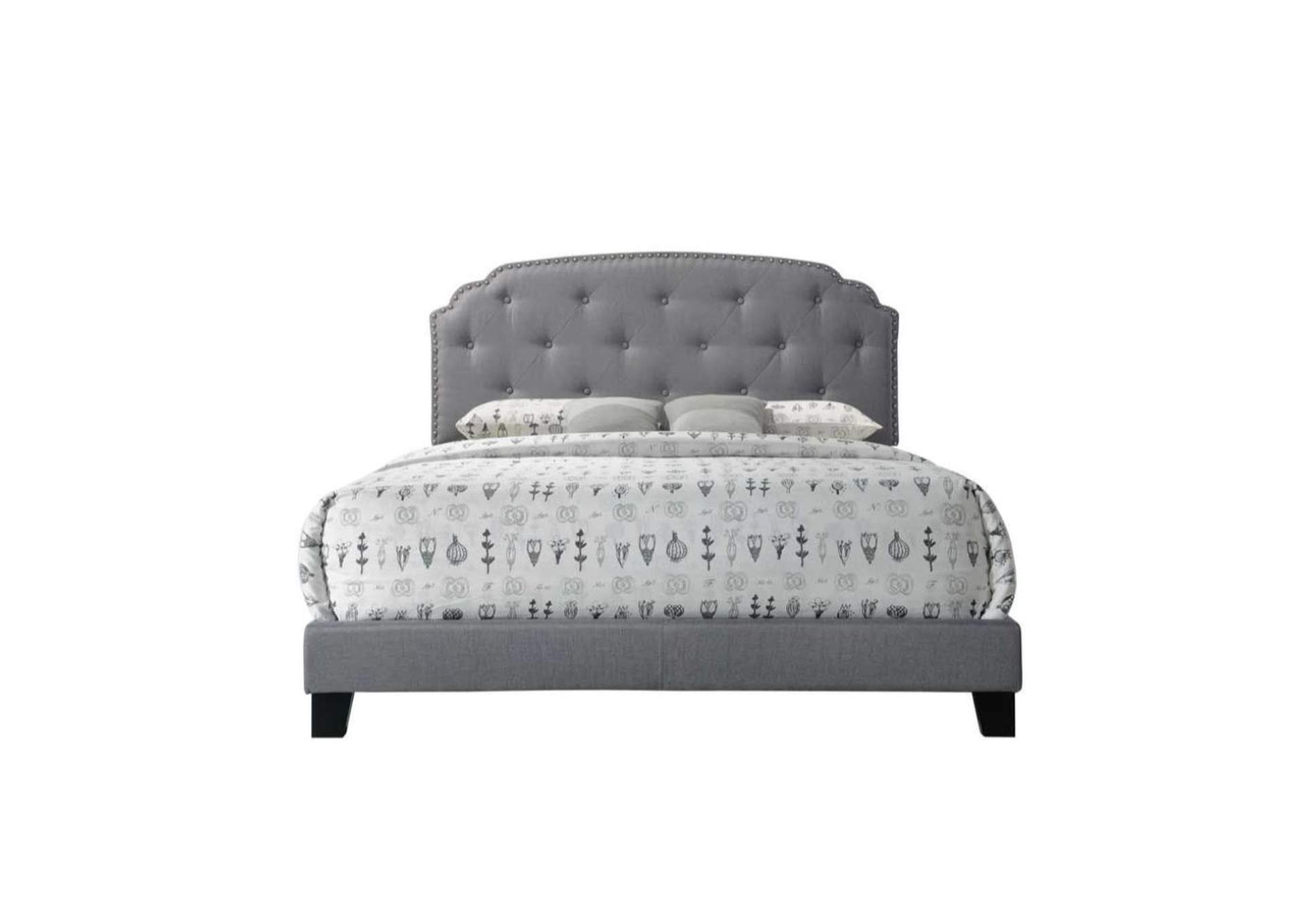 Gray Fabric Tradilla Queen Bed,Acme