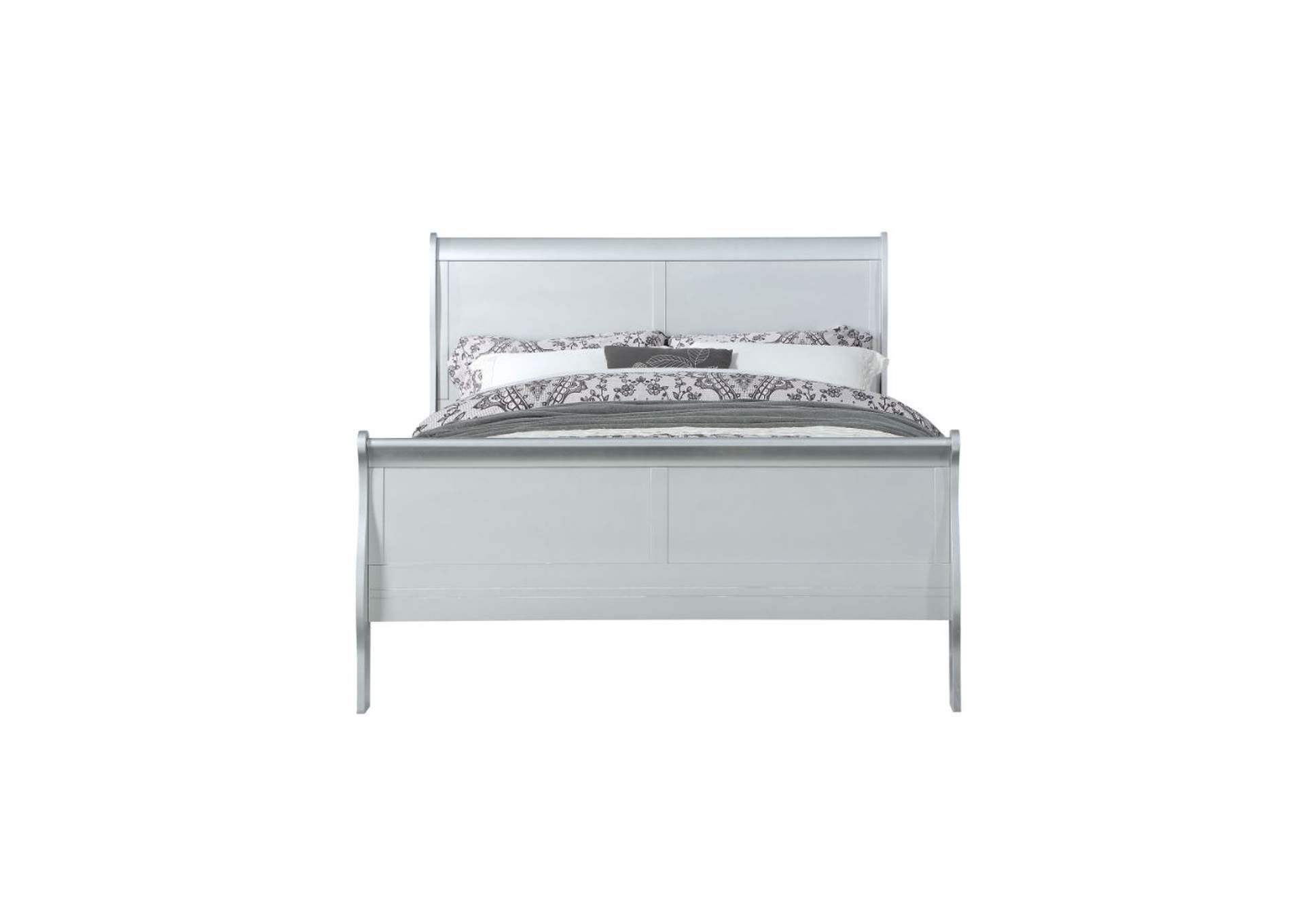 Platinum Louis Philippe Queen Bed,Acme