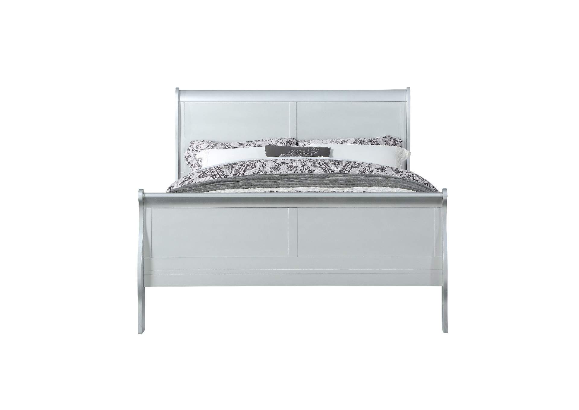 Louis Philippe Platinum Eastern King Bed,Acme