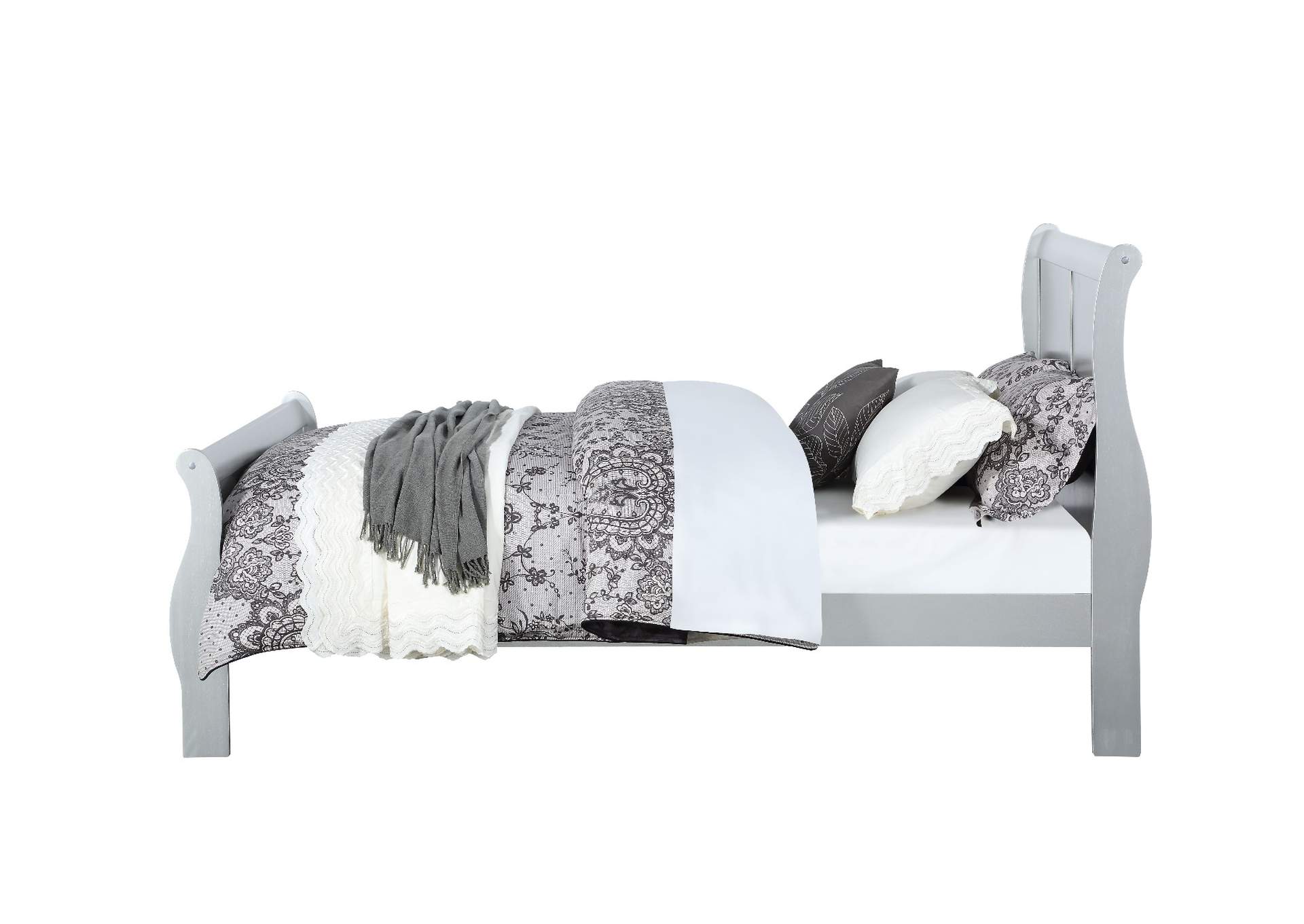 Louis Philippe Platinum Full Bed,Acme