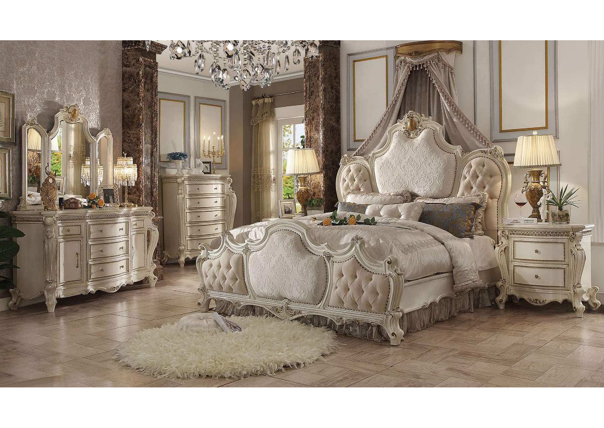 Picardy Queen Bed,Acme