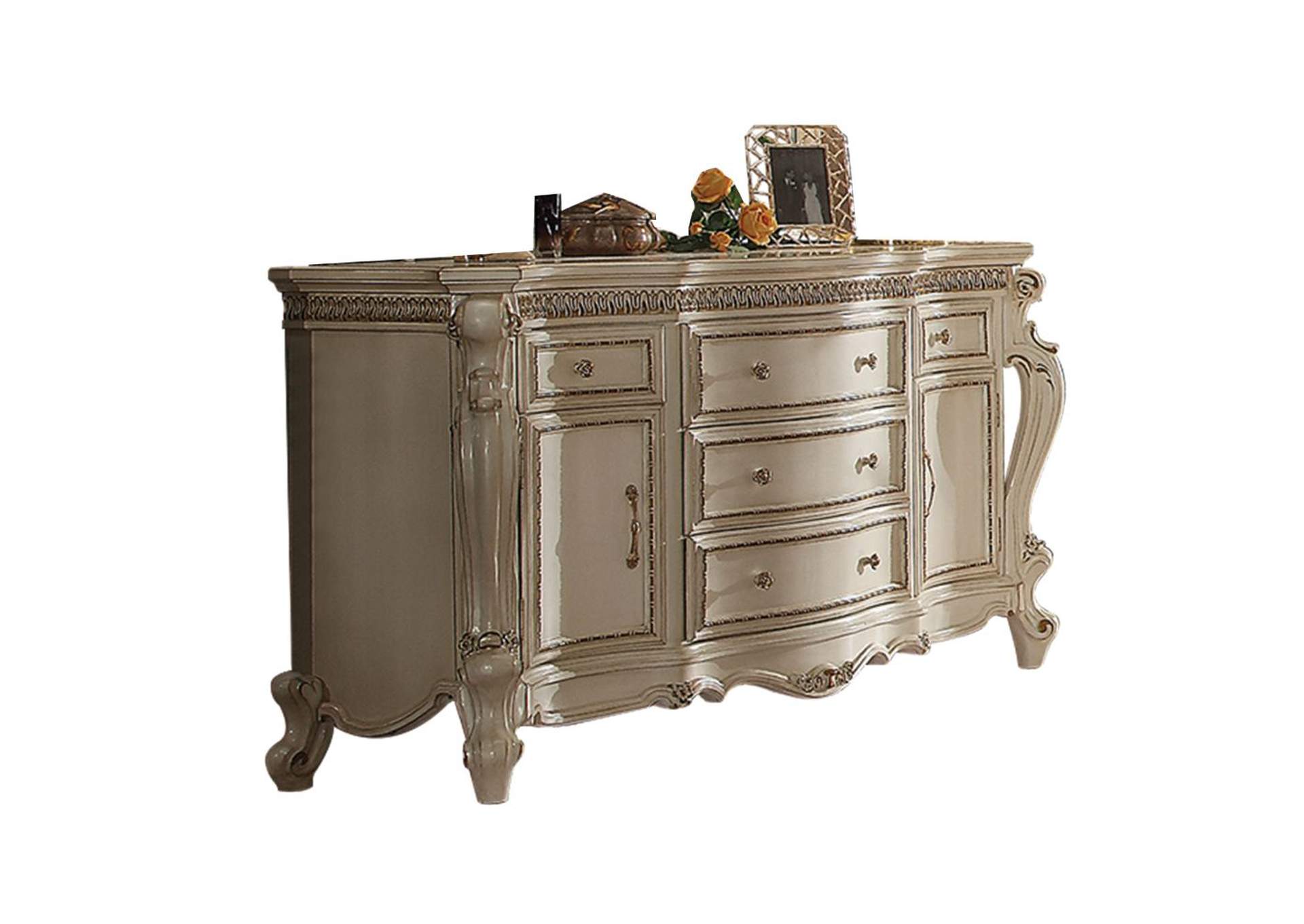Picardy Antique Pearl Dresser,Acme