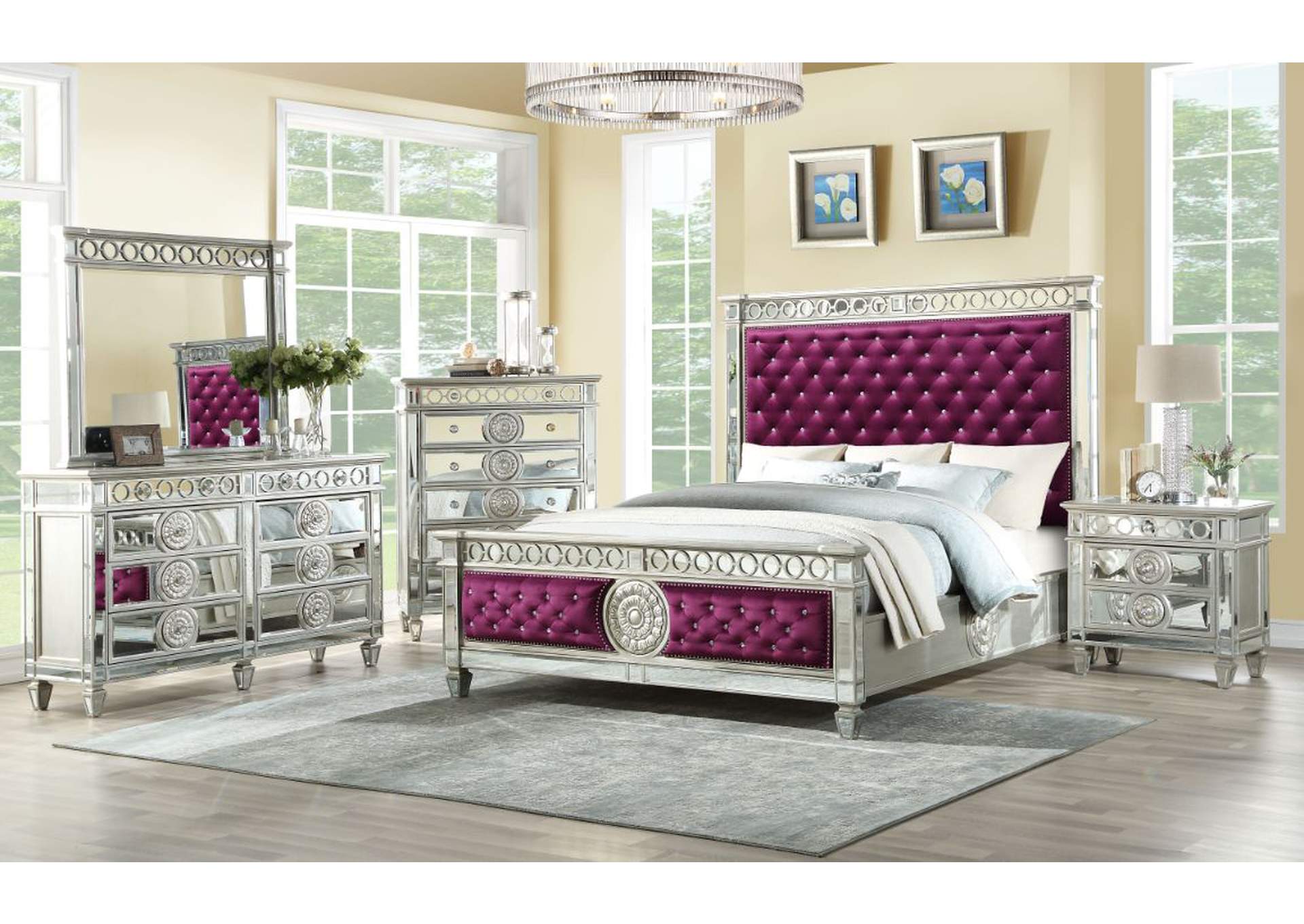 Varian Eastern King Bed,Acme