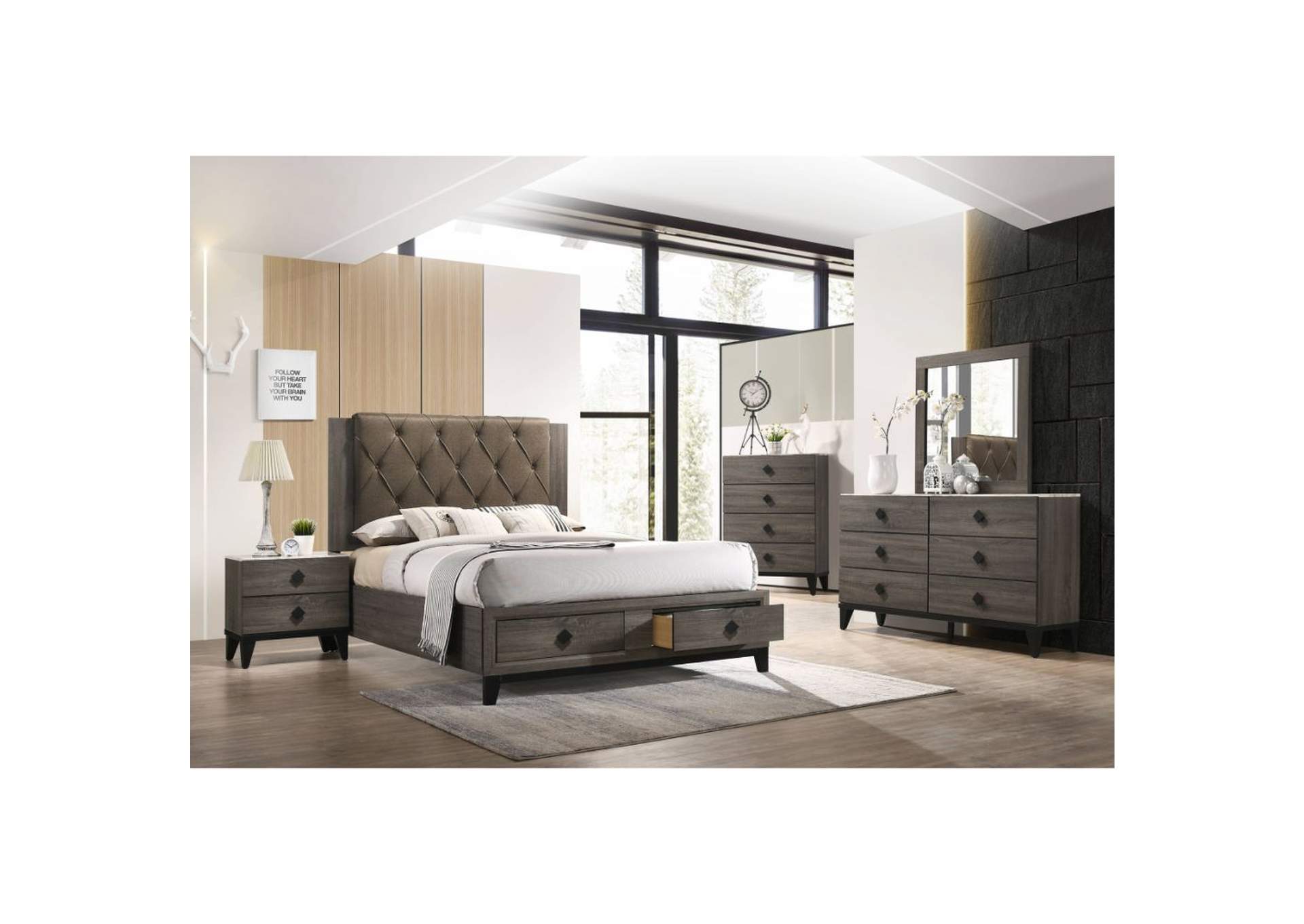 Avantika Queen Bed,Acme