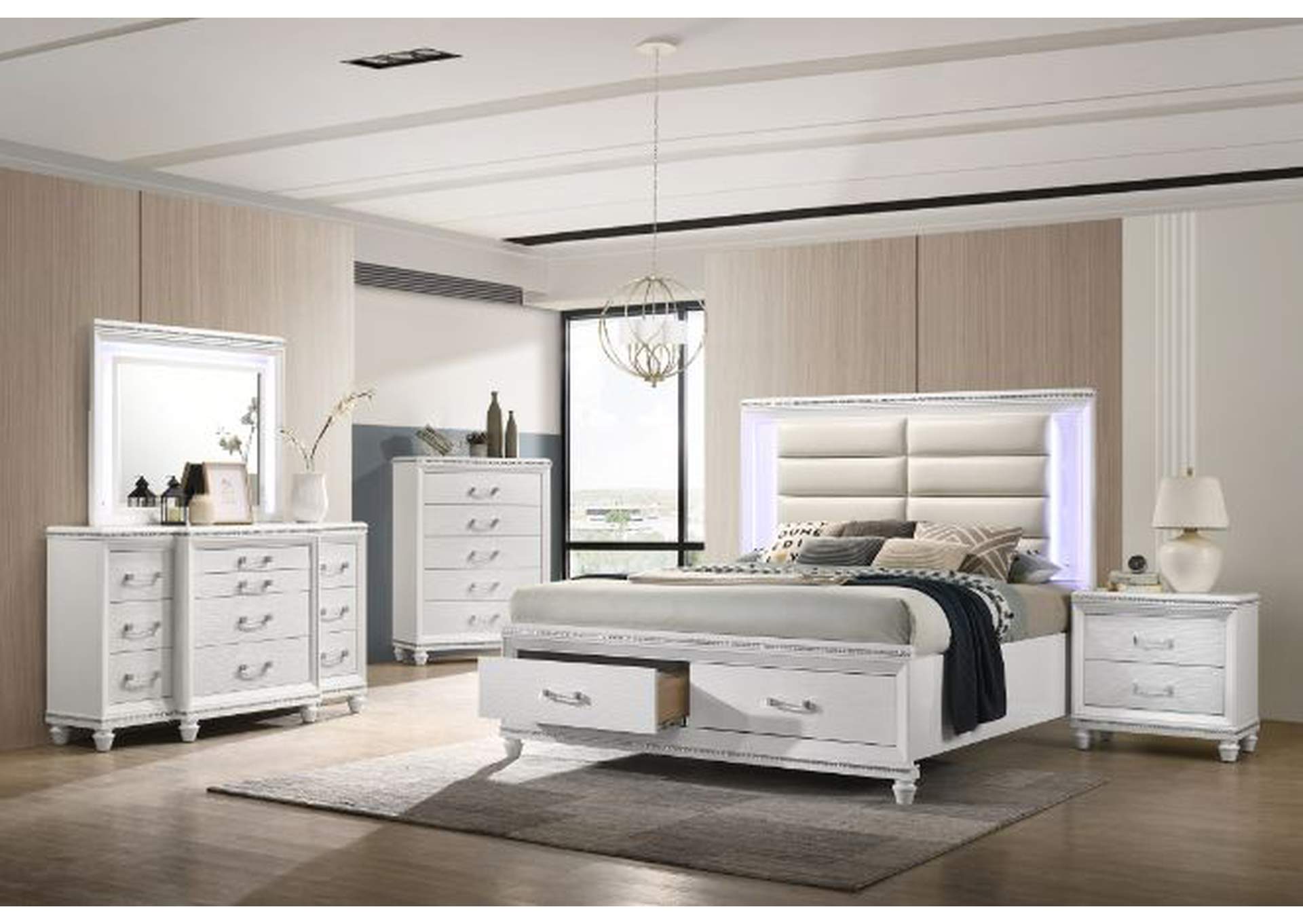 Sadie Eastern King Bed,Acme